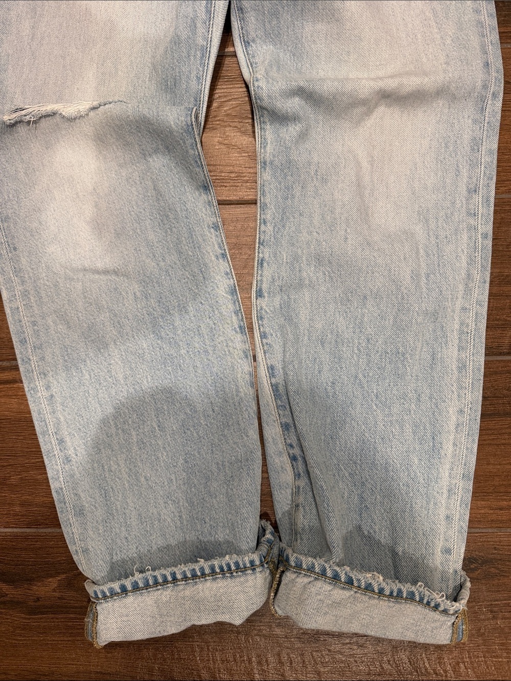 Madewell ‘90 Straight Light Wash Women's Relaxed Jeans - Picture 4 of 7